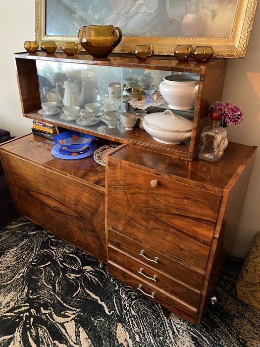 Kredens drewniany meble kalwaryjskie lata 70