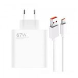 Мережевий зарядний пристрій для Xiaomi Mi 67W 2in1 USB з кабелем Type-