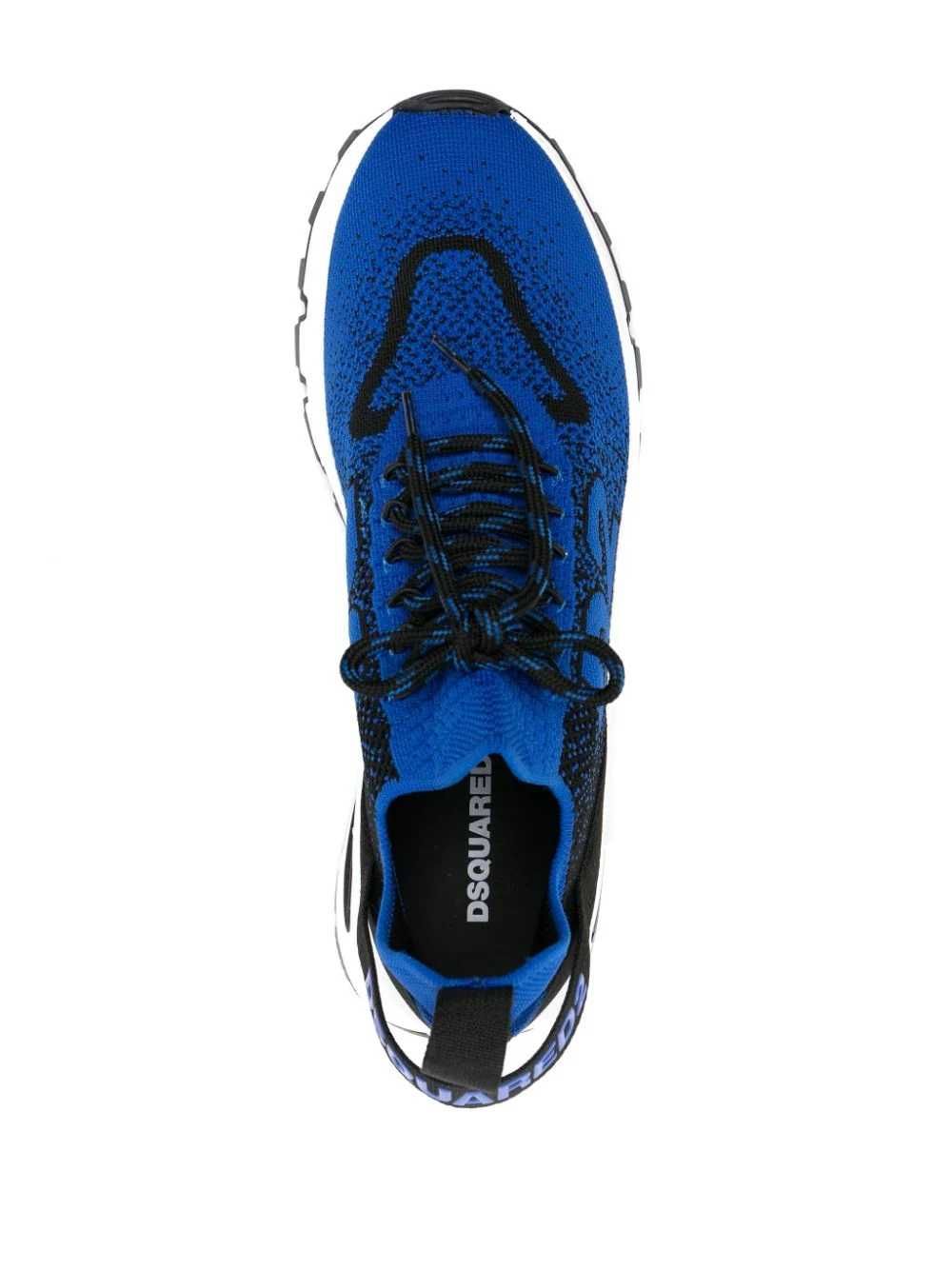 DSQUARED2 Run DS2 włoskie sneakersy buty BLUE