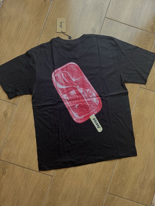 Stussy Black Popsicle Tee - M