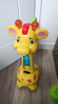 Żyrafa zabawka pchacz