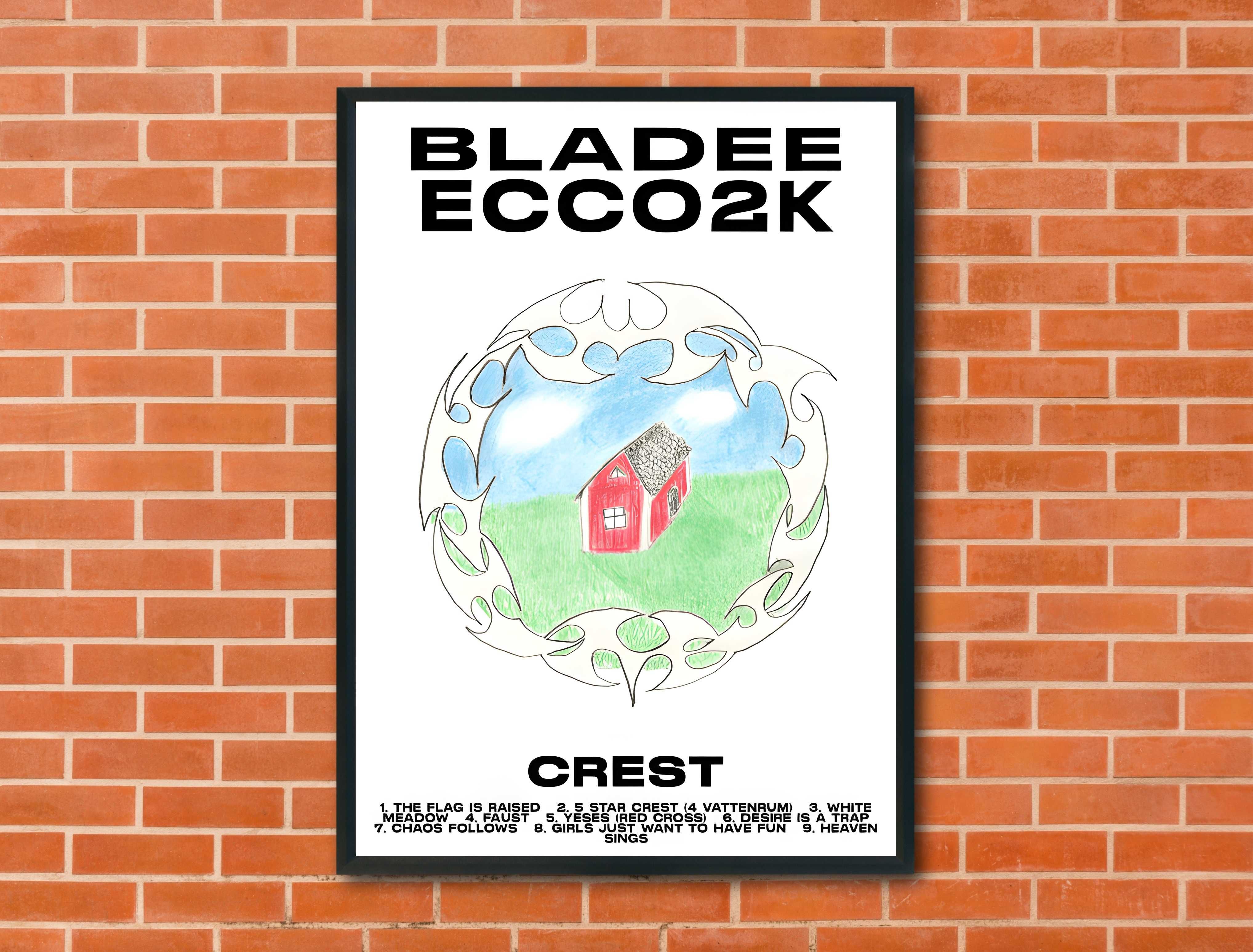 Plakat Bladee, Ecco2k - Crest