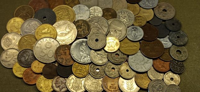 Набор монет Європи, 110шт без повторів.