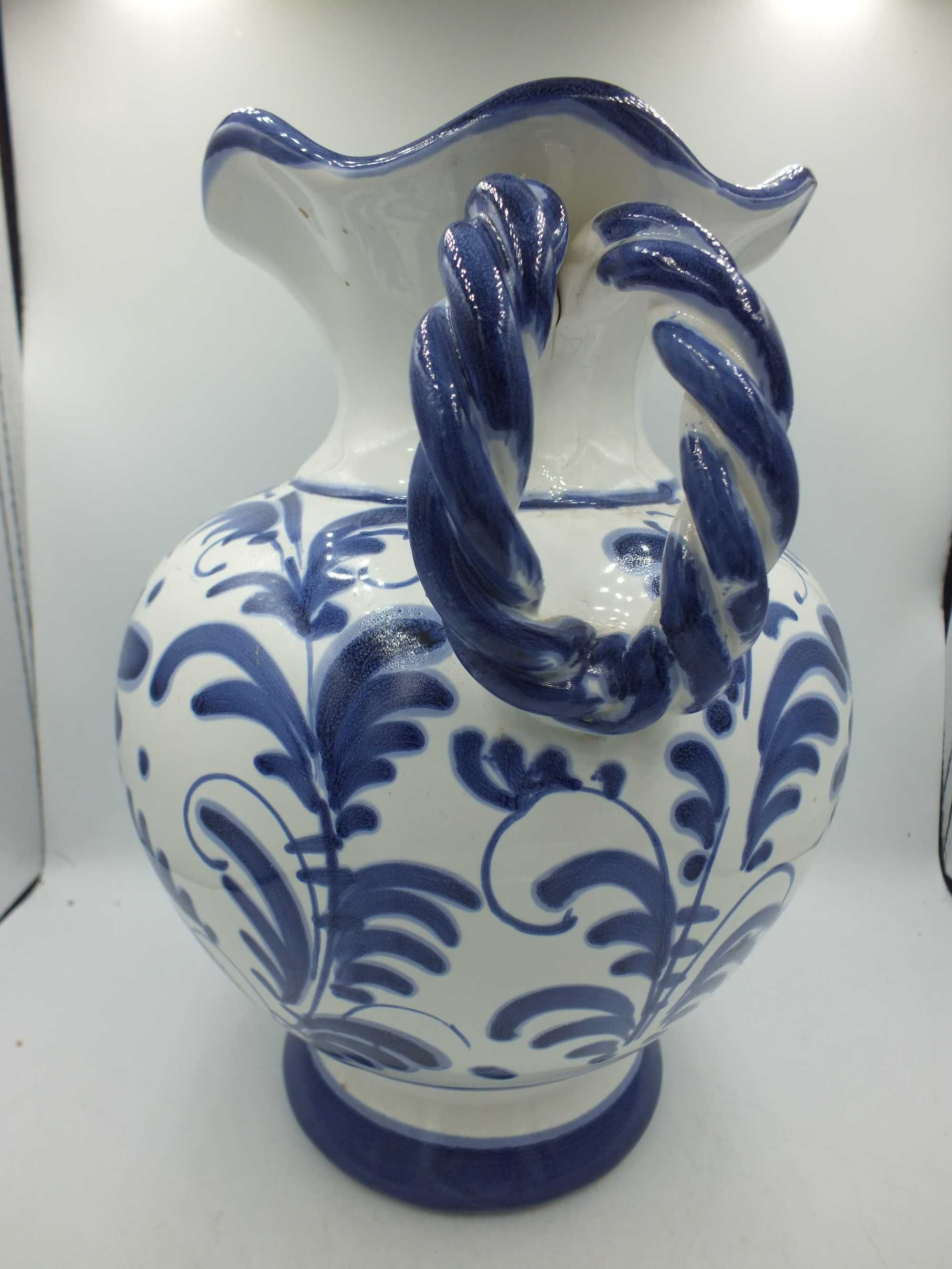 Amfora ceramiczna ręcznie malowana