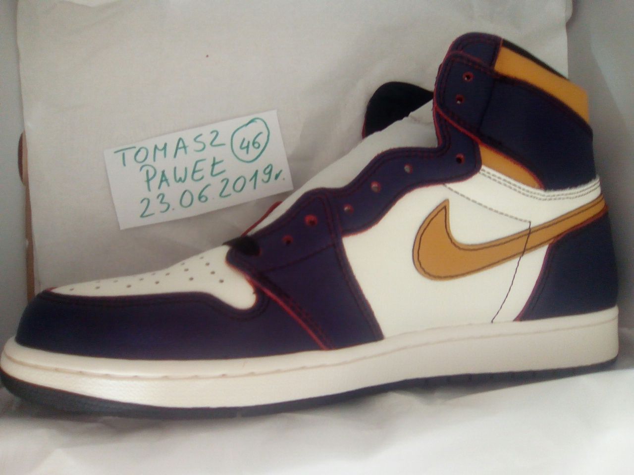 Nike Jordan 1 Retro High OG Defiant SB LA to Chicago r. 46 CD6578,-507