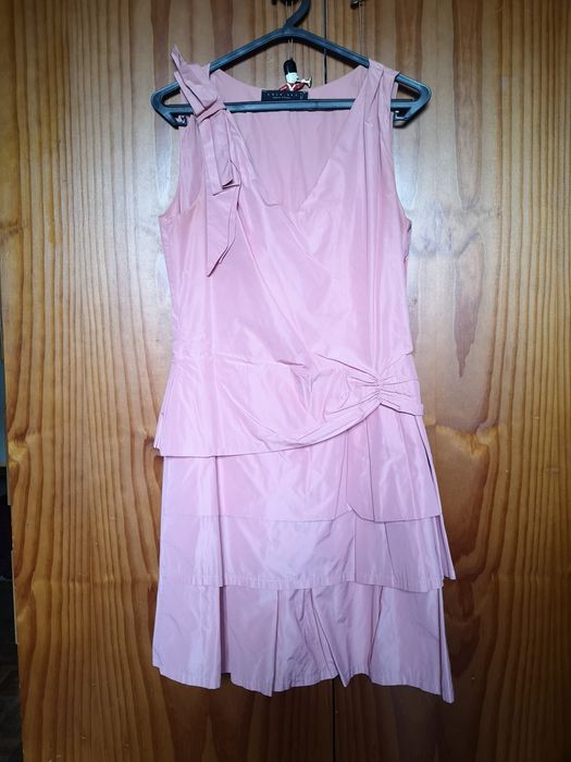 Vestido de festa Twinset cor-de-rosa