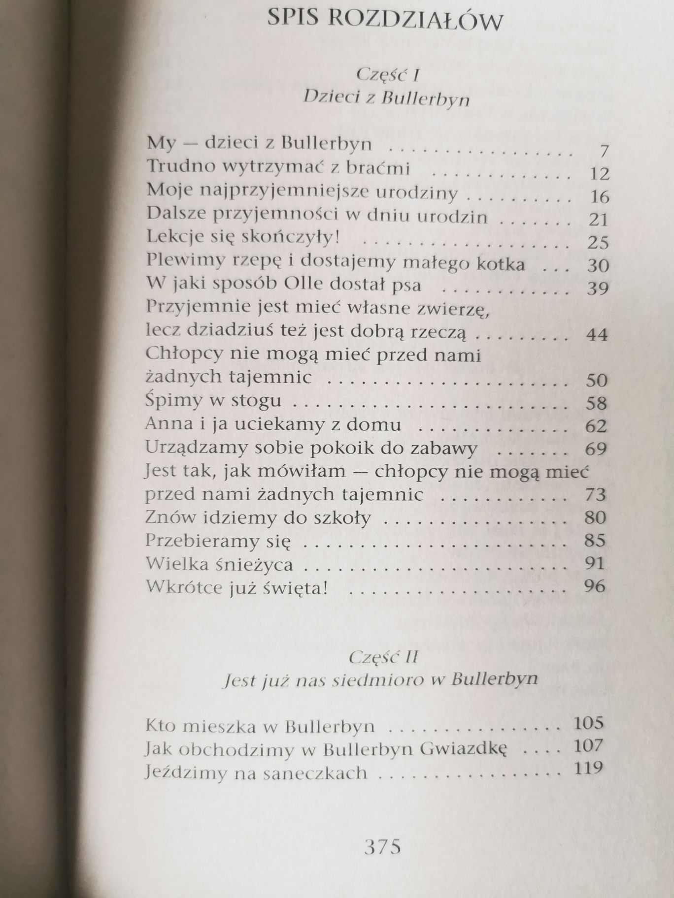 Książka "Dzieci z Bullerbyn" lektura