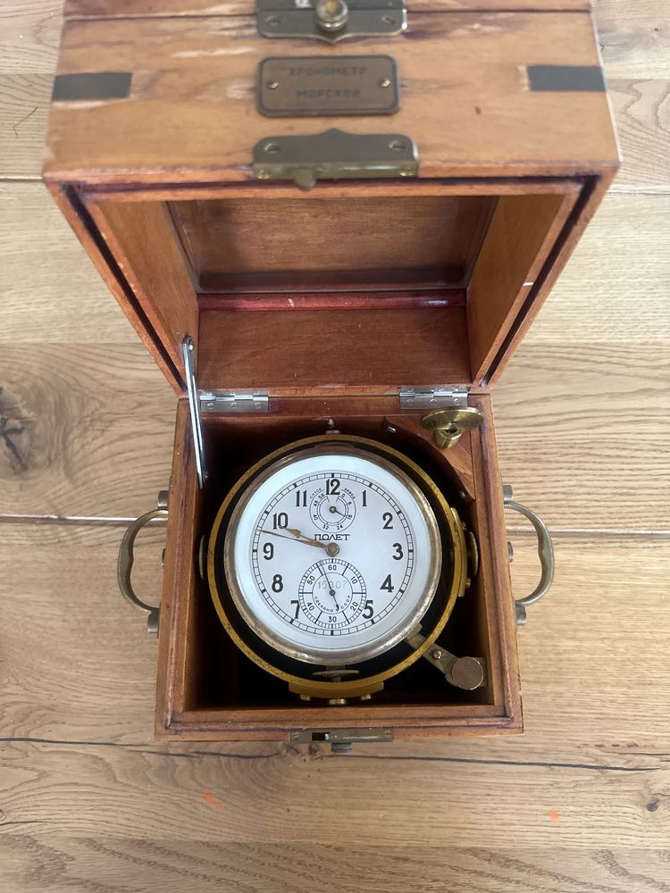 Zegar morski chronometr polet poljot kirova zenith
