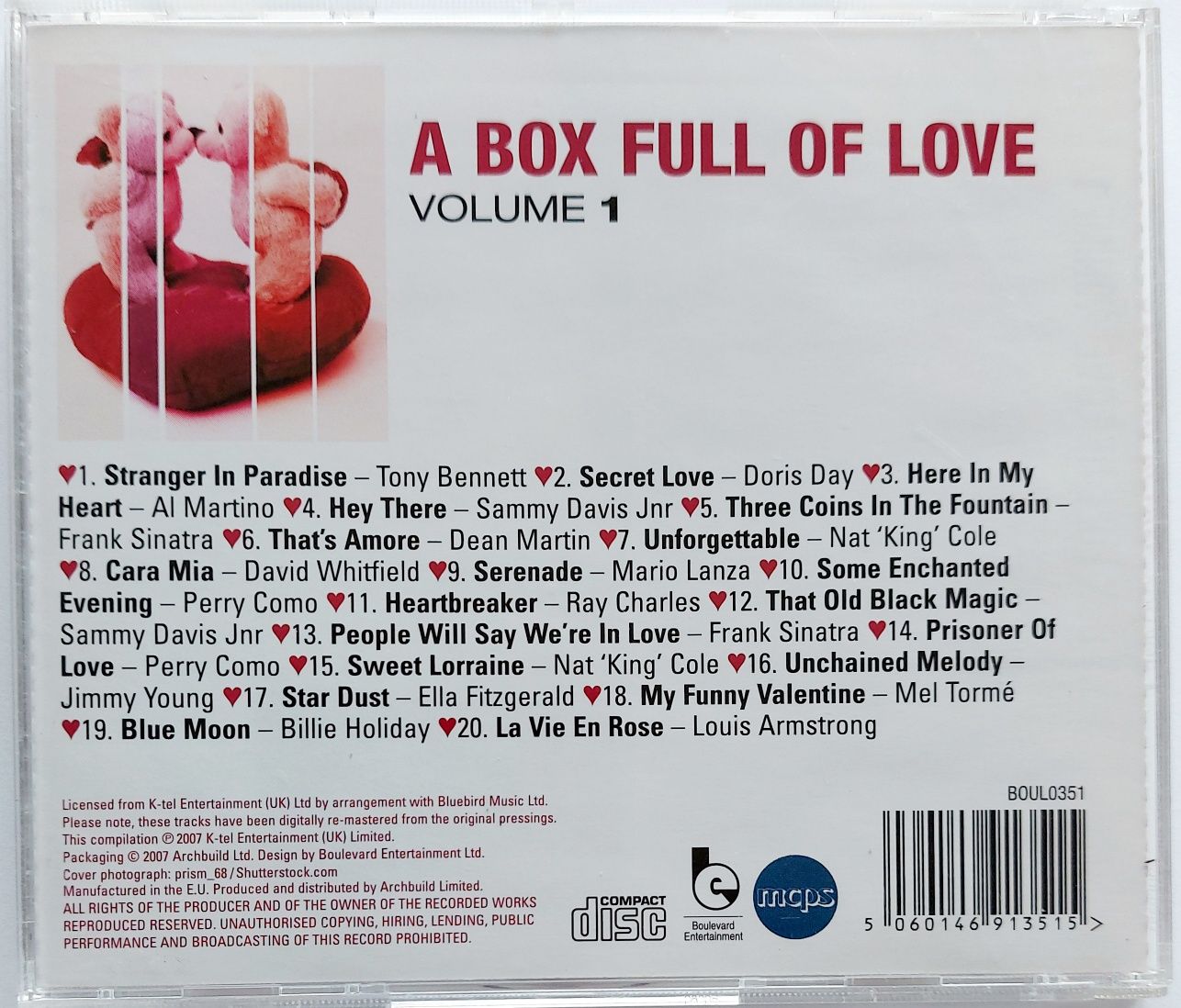 A Box Full Of Love vol.1 2007r Ray Charles Doris Day Tony Bennett