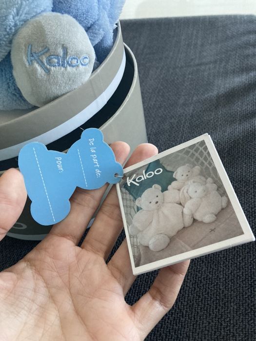 Peluche Coelho Azul Kaloo NOVO