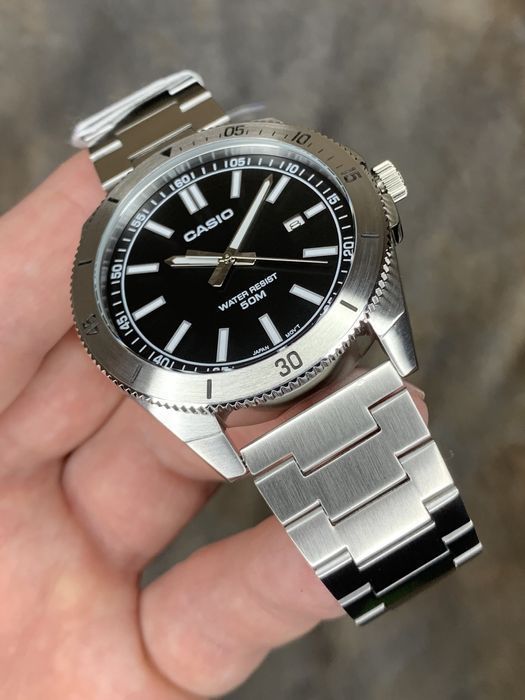 Чоловічий годинник Casio MTP-B155D-2E Оригінал Гарантія Касио Часы