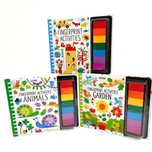 Книги Usborne (англ.):  Fingerprint Activities/Пальчикові розмальовки
