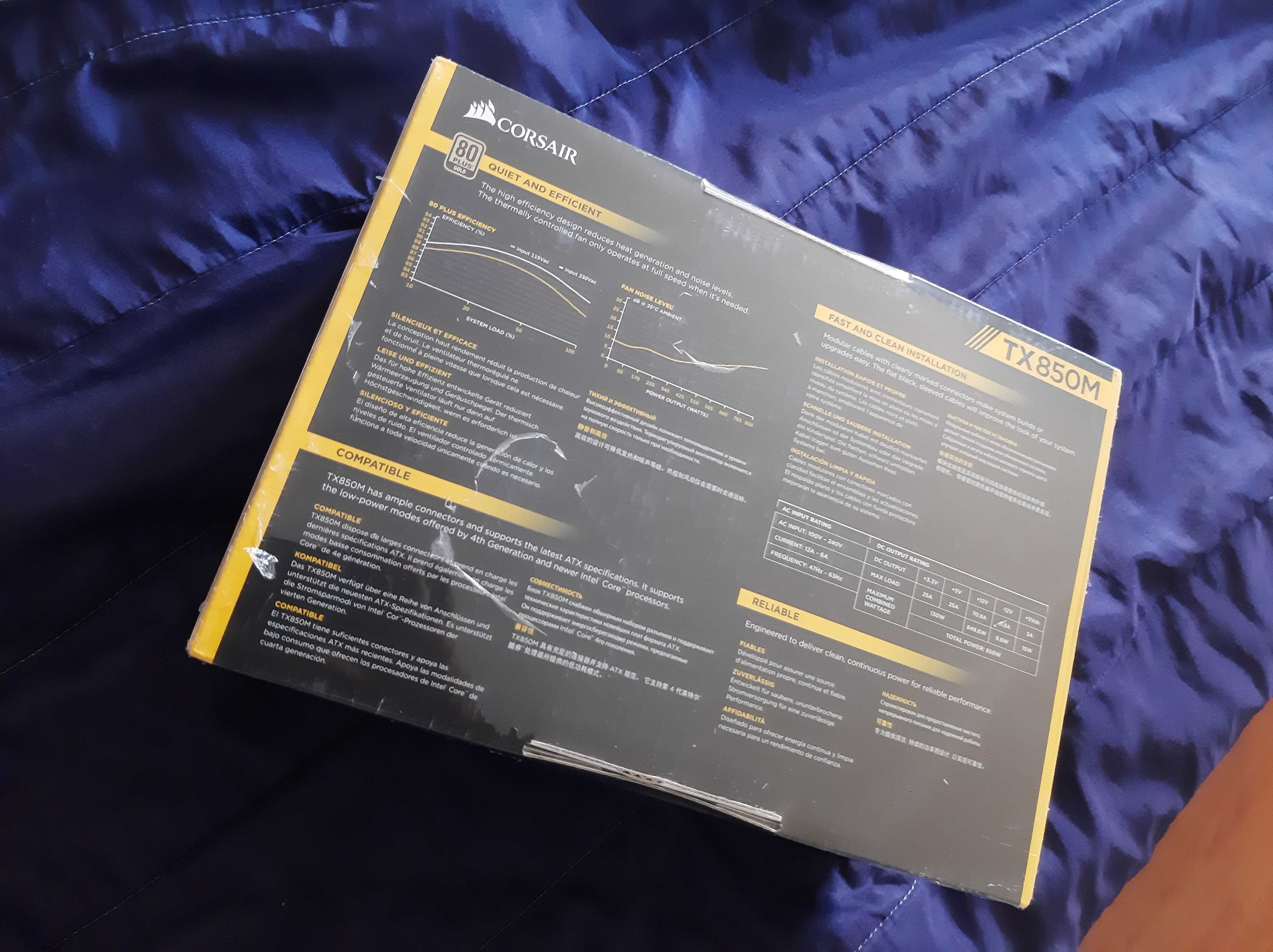 Fonte de alimentação 850 WATTS Corsair (NOVA)
