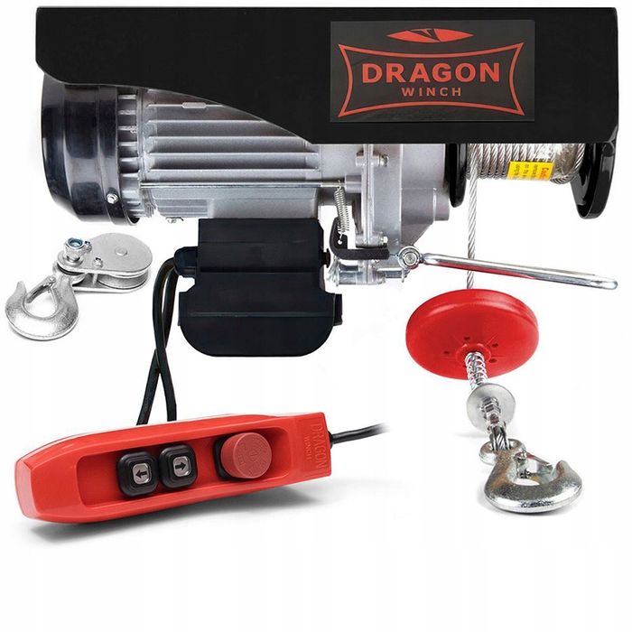 WCIĄGARKA ELEKTRYCZNA LINOWA 600kg 230V +RAMIĘ wciągarka budowlana