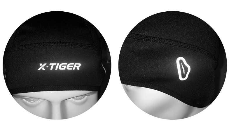 Czapka Rowerowa Zimowa X-Tiger Ciepła Termoaktywna Pod Kask Pro