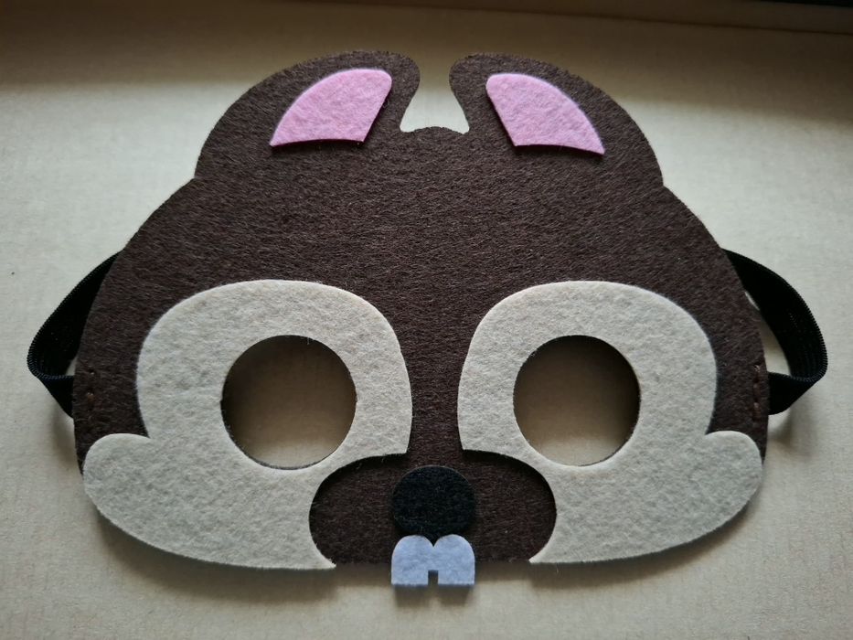 Маска. Мишка. Сова. Борсук. Садочок
Фетр. На резинці.
На