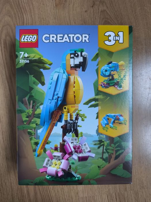 LEGO Creator 3w1 egzotyczna papuga 31136