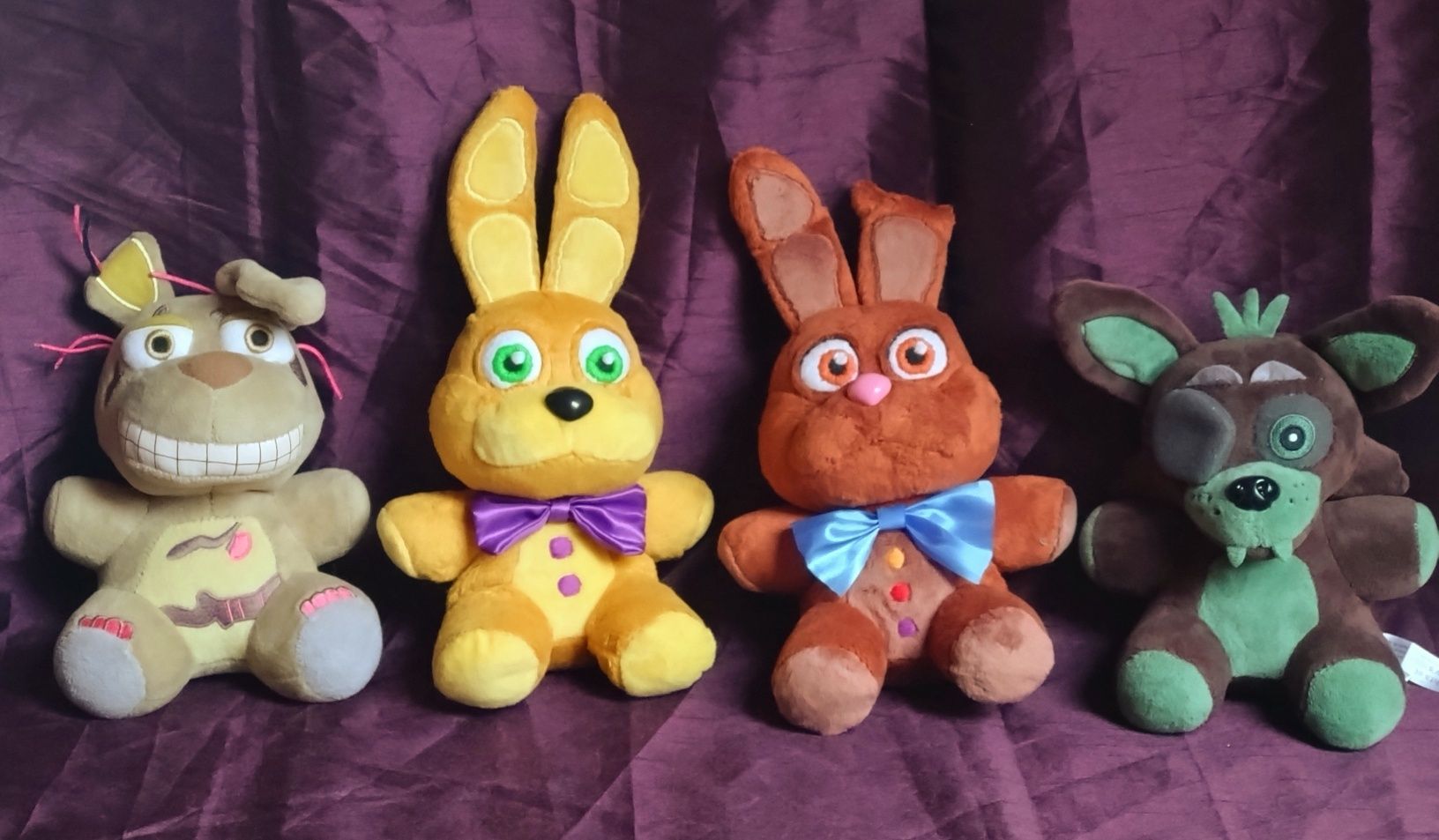 Pluszaki Maskotki FNAF Spring Bonnie Springtrap Phantom Foxy Chocolate