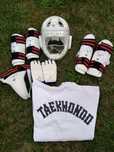 Zestaw ochraniaczy taekwondo xs kask M