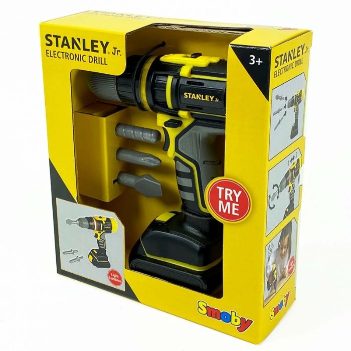 zabawkowa Stanley Jr. - Elektroniczna Wiertarko - wkrętarka dla dzieci