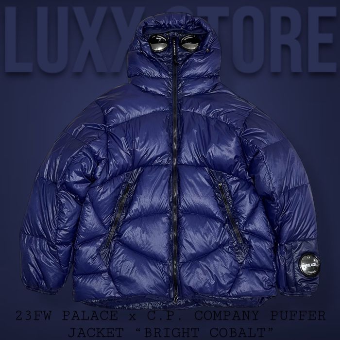 Куртка пуховик C.P. Company x Palace Puffer (C P, CP, сипикомпани)