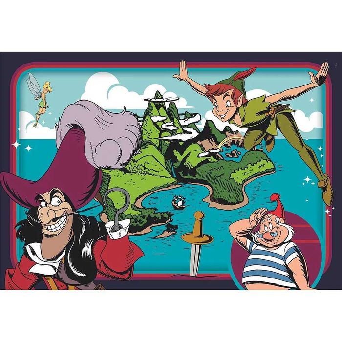 Puzzle Clementoni Disney Classics Peter Pan & Pinocchio  2x60 peças