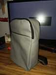 bolsa masculina cinza
