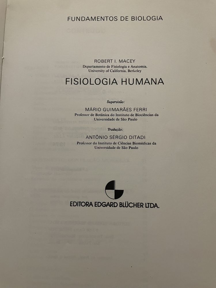 Fisiologia Humana de Robert I. Macey