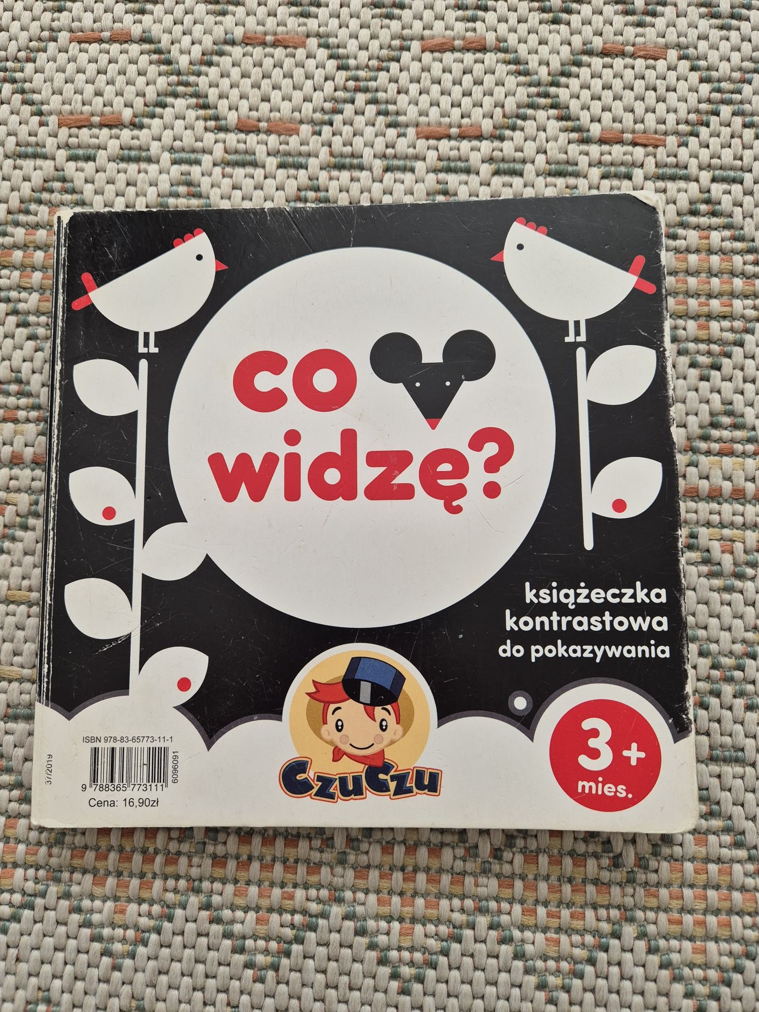 Książeczka harmonijka kontrastowa CzuCzu Co widzę?