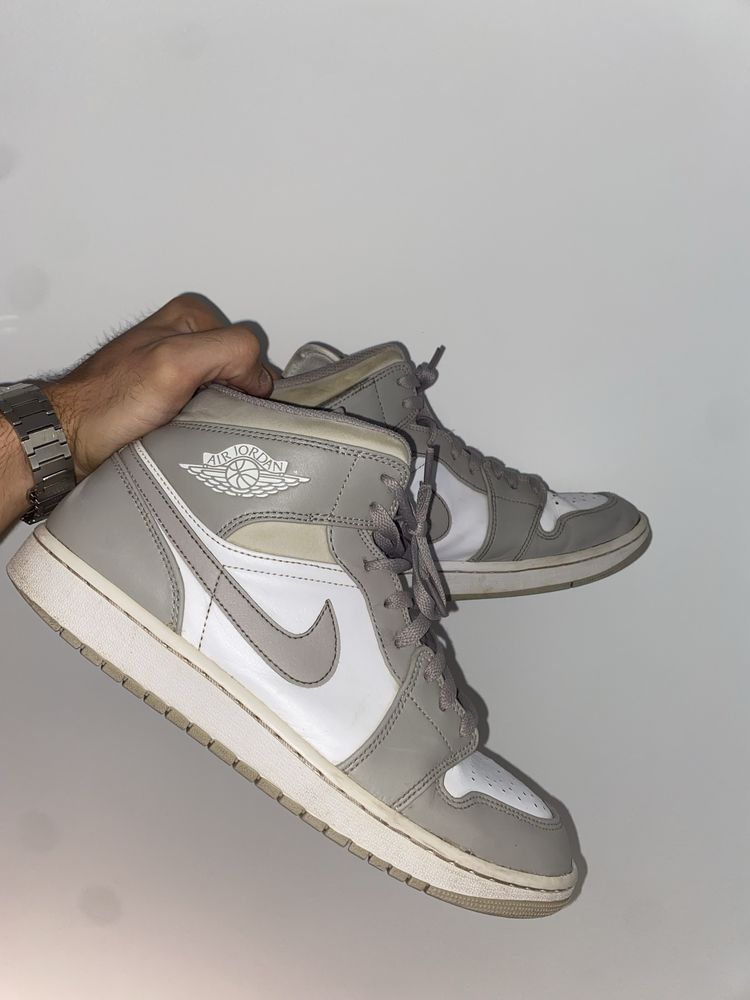 Air Jordan 1 Mid Linen tamanho 44,5