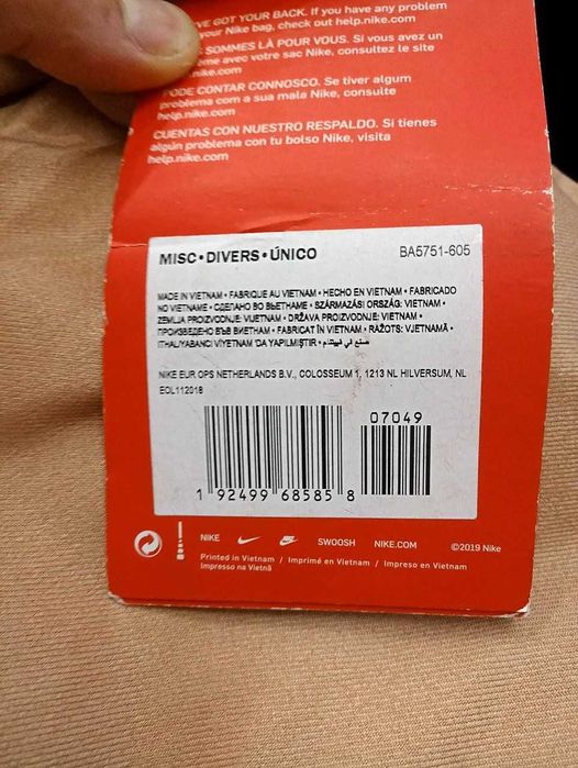 Сумка бананка Nike Tech Hip Pack Pink Оригинал