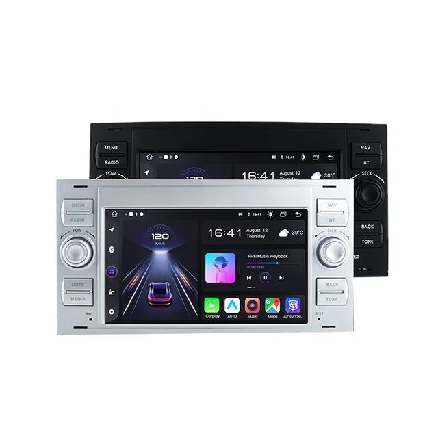 Rádio 2din 7" 2/32GB Ford Transit Focus Fusion Galaxy Carplay GPS NOVO