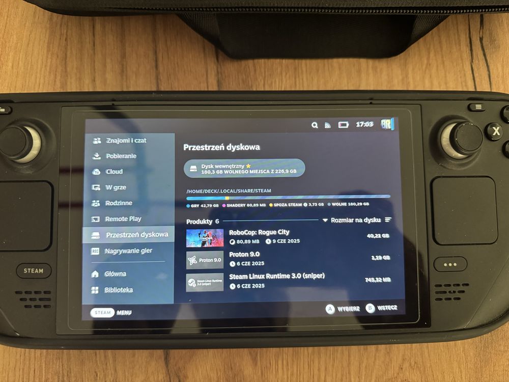 STEAM DECK 256GB + 1TB microSD