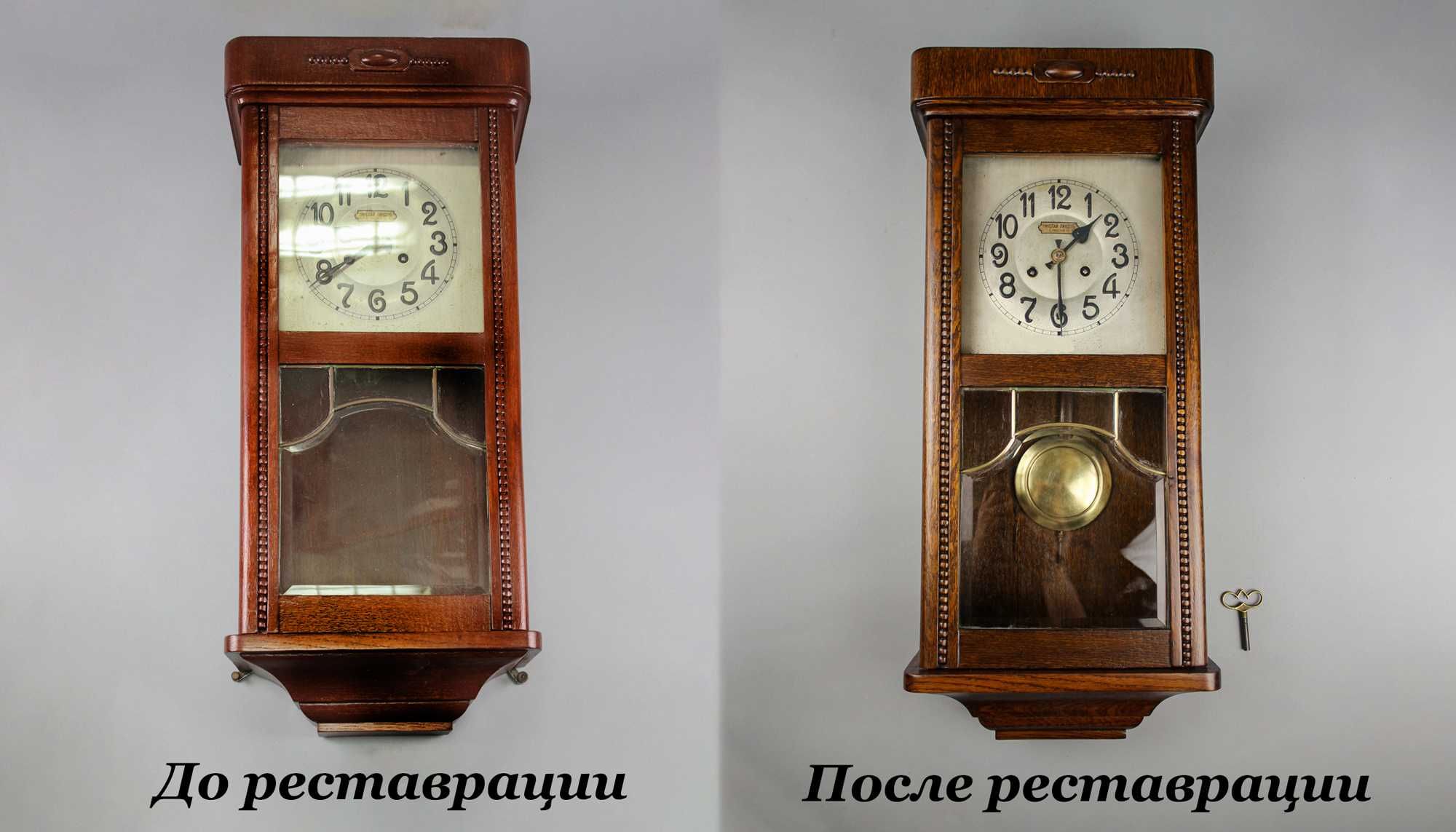 Реставрация корпуса часов, барометров