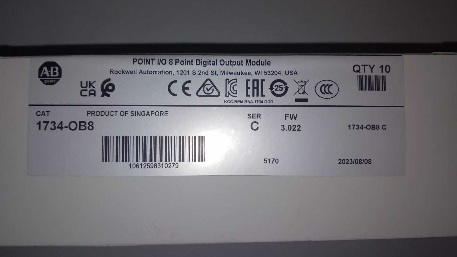 1734-OB8 Allen Bradley Дискретний модуль виводу Point I/O