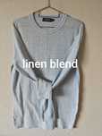 Jasnoniebieska błękitna bluza bluzka lniana linen blend len bawełna dr