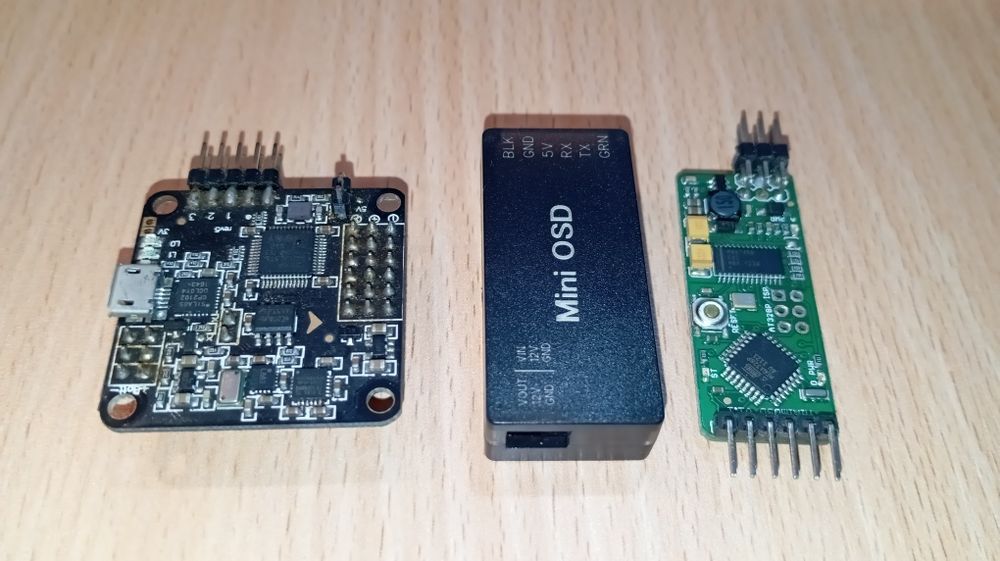 FC NAZE32 rev5 + minim osd
+ minimosd