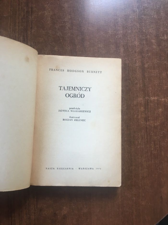 Tajemniczy Ogród, F.H. Burnett
