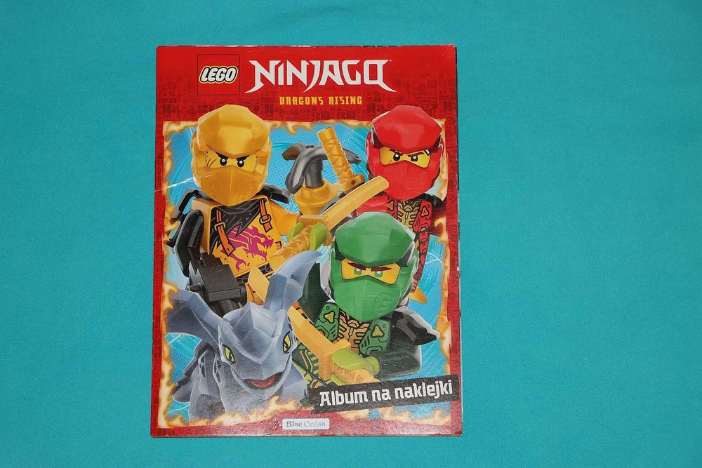 Lego Ninjago Dragons Rising - ALBUM na NAKLEJKI