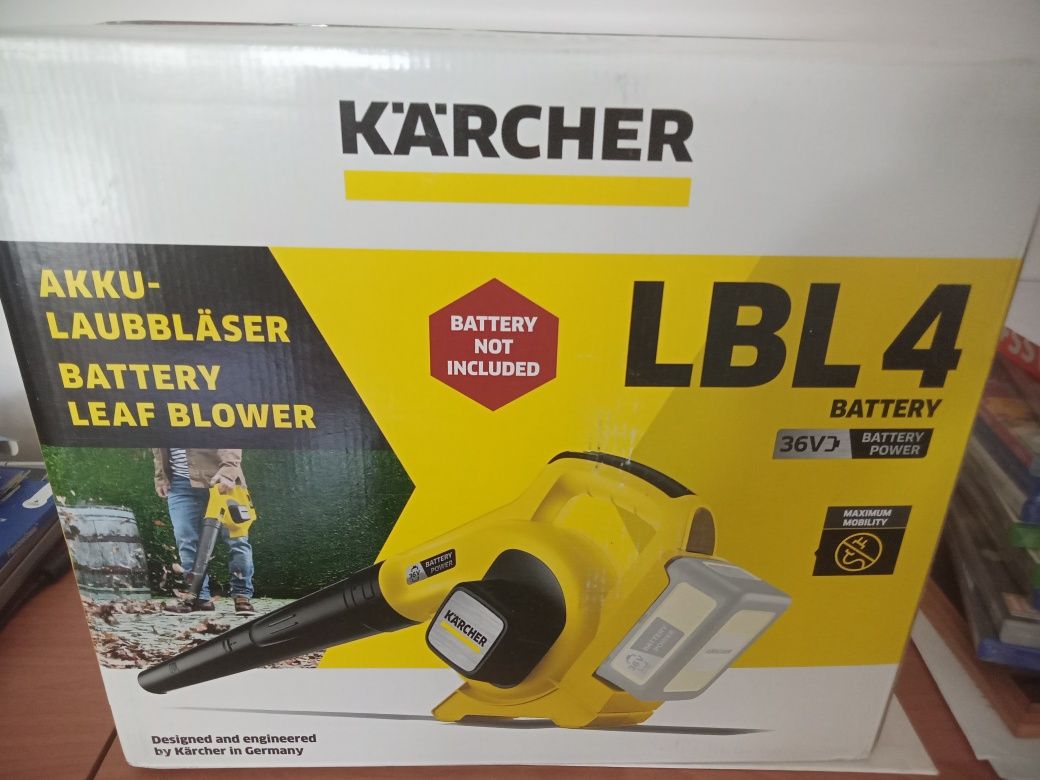 Dmuchawa do Liści Karcher LBL4 akumulatorowa 36v nowa wysylka