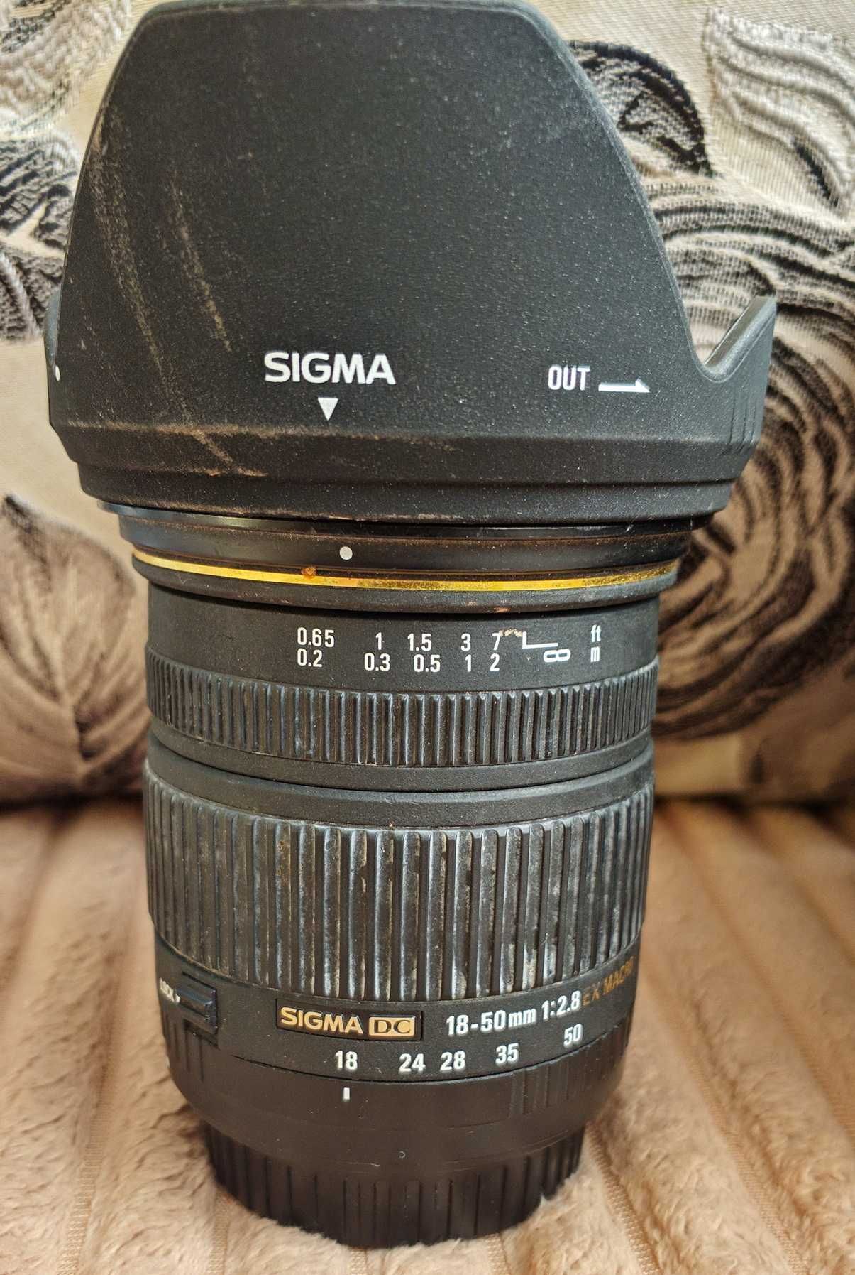 Об'єктив Sigma 18-50mm f/2.8 DC EX for Canon