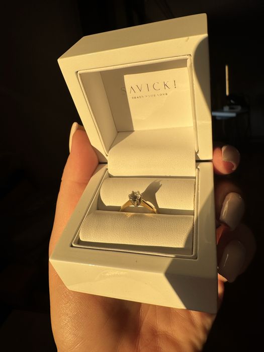 Savicki Triumph of Love pierścionek rozm 12 złoty