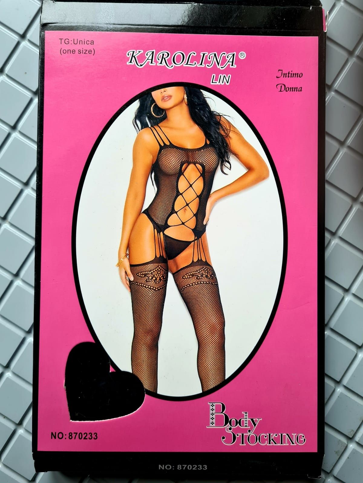 Zmysłowa bielizna damska BodyStocking marki Karolina nowa uni