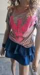 Bluzka top panterka #2814#