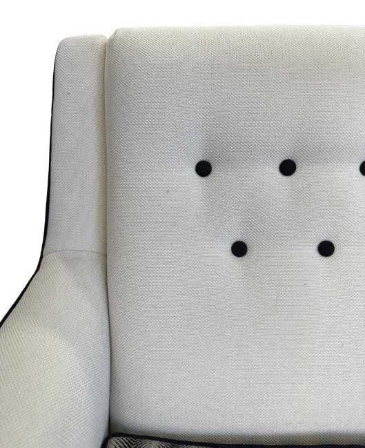 Cadeirão em Chinille Bege