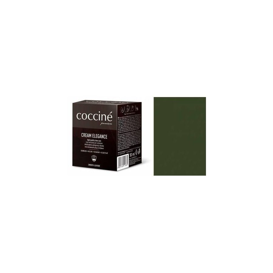 pasta do butów krem do skóry gładkiej cream elegance khaki 50 ml