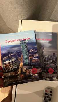 Podręczniki Z Polskim W Swiat B1/B2 pierwsza i druga częśći