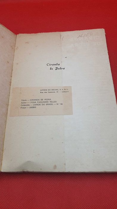 Livro - REF PBV - Lygia Fagundes Telles - Ciranda de Pedra