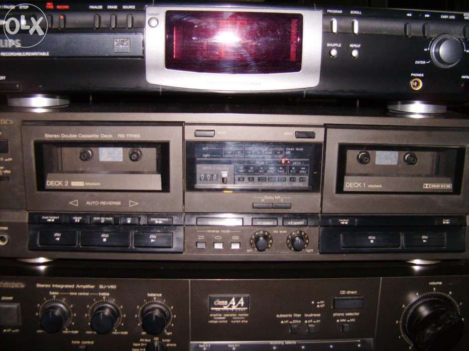 Gravador de cassetes Technics RS - TR 165