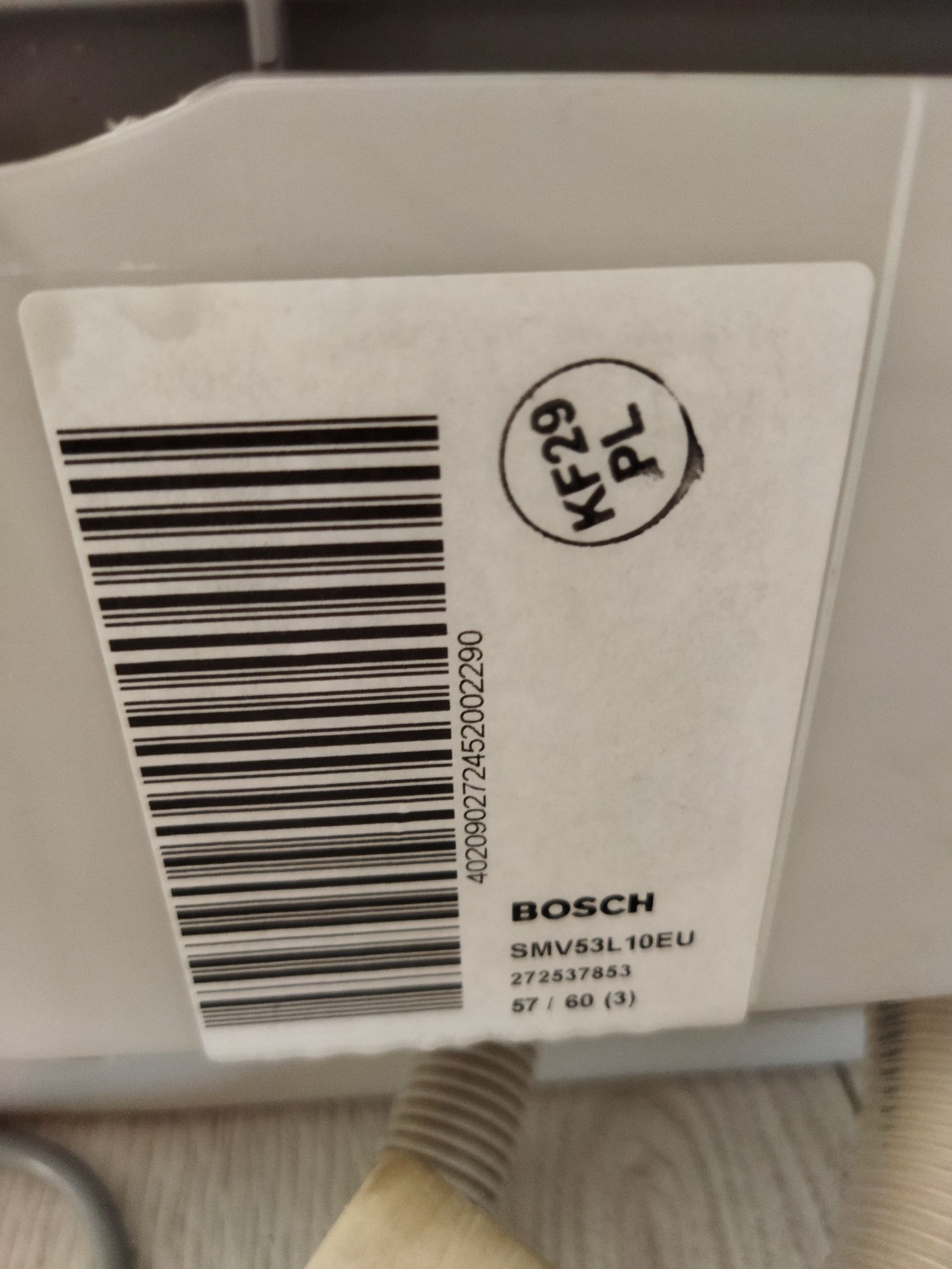 Zmywarka do zabudowy BOSCH